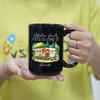 Adventure Awaits Let's Go Find It Camper Mug, Personalized Outdoor Enthusiast Camping Coffee Cup, Adventure Lover Mug Gift Custom Name, Mountain Nature Camp Lover Teacup, Black Mugs 11oz 15oz view 3
