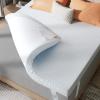 3 Inch Twin Size Firm Mattress Topper, Cooling Gel Memory Foam Mattress Topper for Pressure Relief, Extra Firm Mattress Topper Non-Slip Design with Removable & Washable Cover, CertiPUR-US view 2