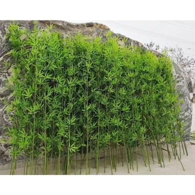 Indoor Outdoor Artificial Fake Bamboo Tree Privacy Fence,DIY Decor Screen Fake Bamboo Silk Faux Tree Plant,Faux Bamboo Greenery Wall,Outdoor Artificial Fake Bamboo 3.3,3.9,4.9,5.9,6.5ft Tall(70 Bamboo