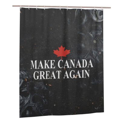 BIGKEULY Make Canada Great Again Bathroom Shower Curtain with Hooks Waterproof Shower Curtain, for Bathroom Showers 60 x 72 inch