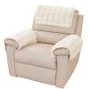 vctops 3 Pieces Faux Rabbit Fur Sofa Armrest Cover for Recliner Chair Non Slip Fluffy Furry Headrest Cover Soft Fuzzy Couch Cover for Dogs Washable Furniture Protector (Cream,1 Seat) view 1