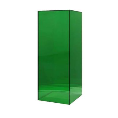 Acrylic Event Cake Display, Rectangular Cylinder Wedding Props, Prom/Fiestas/Podium Decor Champagne Display Table Pedestal, Vase Shopping Mall Display,Suit for Walk-In Closet,Green l