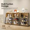 Fenge Bookshelf, 4 Tier Industrial Bookcase, Ladder Book Shelf with Storage Organizer, Small Bookshelves and bookcases for Office, Bedroom, Living Room (3 Pack) view 4