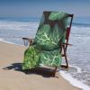 ZHANLEI Microfiber Soft Pool Bath Towel 52x32 inch, Beach Towel Quick Dry Towel for Bathroom,Pool,gym,travel,beach - Green Succulent view 4