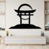Torii Gate Metal Wall Art, Torii Gate Metal Wall Decor, Large Japanese Hanging, Zen Sculpture, Asian Zen Sign, Living Room, Bedroom Art (Black, 31"x41"|79x105cm) view 3