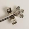 Brass bee Stair Rods Carpet Runners with Bee Finial Ends Nickel, Antique Brass Stainless Steel | Stair Carpet Rods - Sold Individually (Nickel) view 2