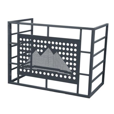 Outdoor Unit Air Conditioner Cover, Fence to Hide Air Conditioner, Mini Split Bracket, Outdoor Condenser Protection Cover, Air Conditioner Cover for Indoor and Outdoor Use(Gray,110x60x80cm/43.3x23.6x3