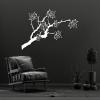 Leaves Large Metal Wall Art - Autumn, Fall Leaf Decor for Living Room & Outside (Silver, 48"x34" | 121x87cm) view 3