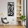 Metal Dragonfly Wall Decor, Dragonfly Metal Wall Art, Metal Insects Wall Decor, Dragonfly Nature Home Decor, Metal Dragonfly Outdoor Decor, Nature Wall Art, Living Room Wall Art (Black, 21x48 in | 54x121 cm) view 1