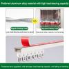 Ceiling Curtain Track Curtain Track Set Wall Mounted Self Adhesive Curtain Rod Ceiling Track for Curtains-Room Divider Curtains Rails Aluminium For Living Room Bedroom Drop Ceiling Shower(White - Top, view 3