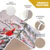 Red Birds Dish Drying Mat Winter Berry Dish Drainer Mats Absorbent Reversible Microfiber Kitchen Countertop Protector Dishes Pad 16x18 inch view 4