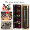 Shoe Cabinet for Entryway,black Shoe Cabinet,rotating Shoe Rack Tower,Hidden Shoe Rack,Rotating Shoe Cabinet Vertical Round Shoe Rack Storage Rotating Shoe Rack Tower Shoe Closet with Doors view 2