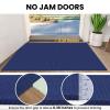 IOHOUZE Small Area Rug 2x3 Washable Woven Rugs for Entryway Non Slip Rubber Backed Front Door Rugs Indoor Doormat Throw Rug Floor Carpet for Entrance Kitchen, Royal Blue/Navy view 3