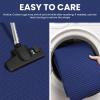 IOHOUZE Small Area Rug 2x3 Washable Woven Rugs for Entryway Non Slip Rubber Backed Front Door Rugs Indoor Doormat Throw Rug Floor Carpet for Entrance Kitchen, Royal Blue/Navy view 4