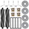 18Pcs Replacement Parts Compatible with Dreame L10S Ultra / L10 Ultra Vacuum Cleaner Accessories Kit,2 Main Brush,4 HEPA Filters,4 Dust Bags,4 Mop Pads,4 Side Brushes view 1