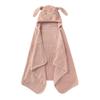 Burt's Bees Baby Toddler Hooded Animal Character Towels Organic Cotton, Unisex Bath Essentials, Soft Nursery Towel for Kids view 1