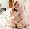 Burt's Bees Baby Toddler Hooded Animal Character Towels Organic Cotton, Unisex Bath Essentials, Soft Nursery Towel for Kids view 4