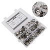 KIMISS 80PCs R Type Clip Cable Clamp Kit Hardware Parts 304 Less Steel 6-16mm Professional Accessories, KIMISSn6aru587h9 view 2