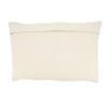SARO LIFESTYLE Earthy Jute Banded Outdoor Down Filled Throw Pillow view 2