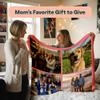 Ships Next Day - Custom Blanket with Picture - Printed in USA - Personalized Blanket for Adults & Kids - Customized Gifts for Mom Dad Couple Girlfriend Boyfriend Wife Husband (Fleece Throw - 30x40) view 3