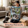Ships Next Day - Custom Blanket with Picture - Printed in USA - Personalized Blanket for Adults & Kids - Customized Gifts for Mom Dad Couple Girlfriend Boyfriend Wife Husband (Fleece Throw - 30x40) view 4