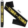 Elegant Retired Sash with Gold Foil - Funny Black Retirement Party Sash Decorations for Both Women and Men Retirement Party Supplies & Large Enough Size (35.6x3.74 inch) view 4