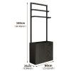 Heavy-Duty Belt Storage Shelf Belt Display Rack, Commercial Retail Belt Display Stand Belt Holder, Men Closet Belt Organizer, Boutique Store Scarf Stand Purse Shelf Tie Rack Handbag Holder view 2