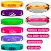 FSHANEE Happy Diwali Rubber Bracelets Happy Diwali Party Supplies Festival of Light Silicone Wristbands Indian Deepavali Hindu Party Gift Bag Fillers Goodie Bag Stuff, Set of 24 Counts view 3