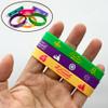 FSHANEE Happy Diwali Rubber Bracelets Happy Diwali Party Supplies Festival of Light Silicone Wristbands Indian Deepavali Hindu Party Gift Bag Fillers Goodie Bag Stuff, Set of 24 Counts view 4