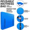 KGBNYSS Mattress Bags for Moving Heavy-Duty Waterproof with Strong Zipper Closure, Mattress Cover for Moving, Reusable, Ultra-Thick Mattress Protector(82 x 79 x 15'') view 2