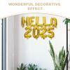 Ciieeo 1set Hello Foil Balloons Year Party Decorations Party Supplies for Festive Celebrations view 3