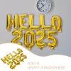 Ciieeo 1set Hello Foil Balloons Year Party Decorations Party Supplies for Festive Celebrations view 4