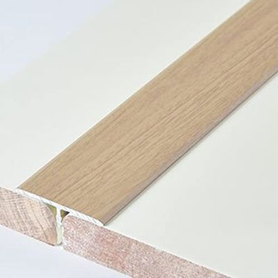 3.3cm Wide Floor Transition Strip, T Molding Gap Connection Coverage Strip, Aluminum Alloy Edge Banding, (Color : D, Size : 100cm/39.37in)