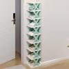 Corner Shoe Rack, Shoe Rack Small Space, Space Saving DIY Floor Shoe Rack for Entryway Closet, Hallway, Stackable, Easy Assembly and Stable in Structure view 1
