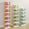 Corner Shoe Rack, Shoe Rack Small Space, Space Saving DIY Floor Shoe Rack for Entryway Closet, Hallway, Stackable, Easy Assembly and Stable in Structure view 3