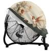 Cugasmaru Flower Hummingbird Fan Cover Waterproof & Dustproof Fan Cover for 24"" x 23"" Suitable for Wall-Mounted Fans, Pedestal Fans and Outdoor Fans, CZA73 view 1