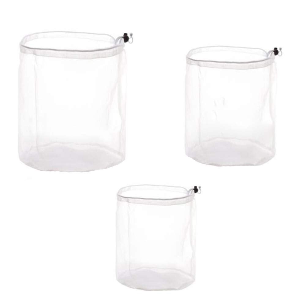 GpahrrDnij Tools 3pcs Bags Cleaning Underwear Laundry Laundry Drawstring Household Wash Bra Bathroom Cleaning Gadgets (White, One Size)