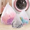 GpahrrDnij Tools 3pcs Bags Cleaning Underwear Laundry Laundry Drawstring Household Wash Bra Bathroom Cleaning Gadgets (White, One Size) view 3