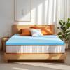 CHUN YI Memory Foam Mattress Topper, Cooling Gel Infused Bed Topper for Pressure Relief, CertiPUR-US Certified Memory Foam Mattress Pad(4", Twin XL) view 3