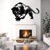 Panther Metal Wall Art, Panther Metal Wall Decor, Panther Wall Hanging, Animal Wall Art, Wildlife Wall Art, Animal Theme Wall Decor, Farmhouse Wall Decor, Gift for Panther Lovers (Black, 16"x24"|40x60cm) view 2