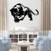 Panther Metal Wall Art, Panther Metal Wall Decor, Panther Wall Hanging, Animal Wall Art, Wildlife Wall Art, Animal Theme Wall Decor, Farmhouse Wall Decor, Gift for Panther Lovers (Black, 16"x24"|40x60cm) view 3