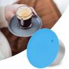 Kuuleyn Coffee Capsule Cup,Refillable Coffee Capsule, Coffee Capsule Stainless Steel Reusable Refillable Filter Cup for Dolce Gusto Coffee Maker (Blue) view 4