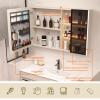 ZXCVBNAS Bathroom Medicine CabinetMedicine cabinets for BathroomDouble Doors Wall Mounted Mirror Cabinetfor Mirror Cabinet for Bathroom, Living Room, BedroomTwo Styles(A,W85cm/33in) view 3