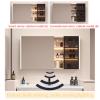 ZXCVBNAS Bathroom Medicine CabinetMedicine cabinets for BathroomDouble Doors Wall Mounted Mirror Cabinetfor Mirror Cabinet for Bathroom, Living Room, BedroomTwo Styles(A,W85cm/33in) view 4