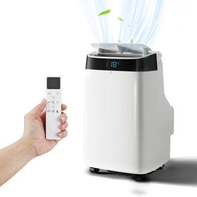 10000Btu Portable Air Conditioner up to 450 Sq. Ft, Built-in Dehumidifier, Fan, Energy Saving Sleep Modes, AC Unit with Window Exhaust Kit & Remote Control Portable AC for Rooms