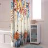 Fall Shower Curtain Autumn Pumpkin Thanksgiving Shower Curtains for Bathroom Fall Leaves Bath Curtains Sets with Hooks for Autumn Thanksgiving Seasonal Decor Fabric Waterproof Small Stall 36" X 72" view 4