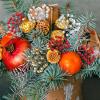 400 Pieces Artificial Holly Berries Christmas Fake Berries on 200 Pieces Wire Stems for Christmas Tree Decorations Craft Flower Wreath DIY Supplies (Wine Red) view 3