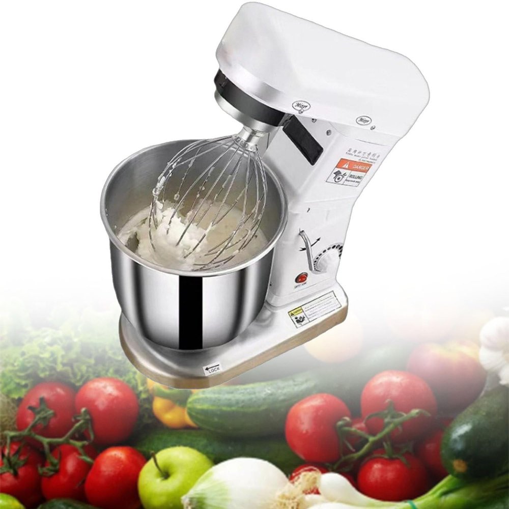 DPLXQPP Stand Mixer,3 Speed tilt Head Food Mixer,500w Kitchen Electric Mixer with Stainless Steel Bowl,Dishwasher Safe Attachments for Most Home Chefs,110V-5L
