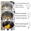DPLXQPP Stand Mixer,3 Speed tilt Head Food Mixer,500w Kitchen Electric Mixer with Stainless Steel Bowl,Dishwasher Safe Attachments for Most Home Chefs,110V-5L view 3