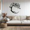 Metal Tree of Life Wall Decor, Tree of Life Metal Wall Art, Circle of Life Metal Tree Wall Art, Metal Tree Wall Art, Spiritual Tree, Modern Wall Decor, Living Room Bedroom Decor (Silver, 18"x18" | 47x47cm) view 2